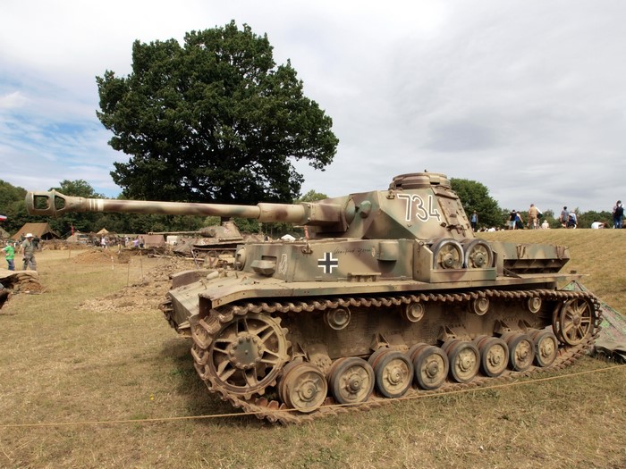 PzKpfw. IV Ausf. J tank with German insignia