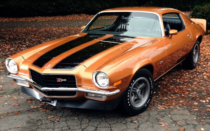 1971 Chevrolet Camaro Z28 with Black Stripes