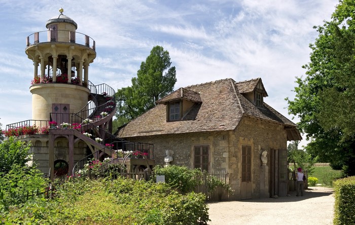 Tower and house in France
