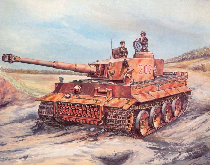 PzKpfw VI Tiger Tank with Crew