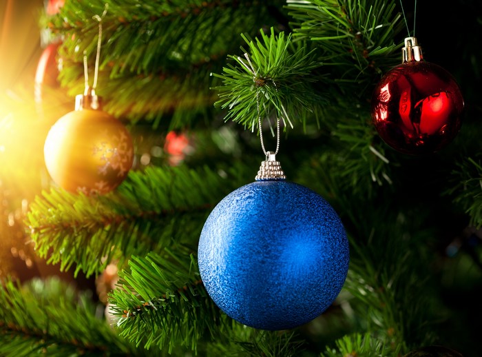 Christmas tree with ornaments