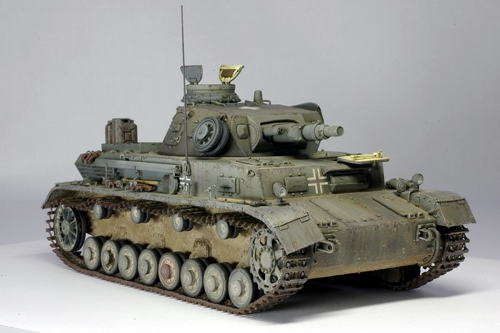 Model Panzerkampfwagen IV tank
