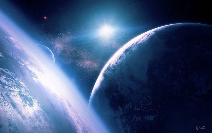 Planets and stars in deep space