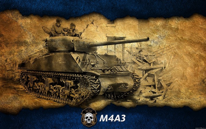 M4A3 Tank from World of Tanks