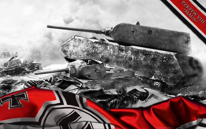 PzKpfw VIII Maus Tank in World of Tanks