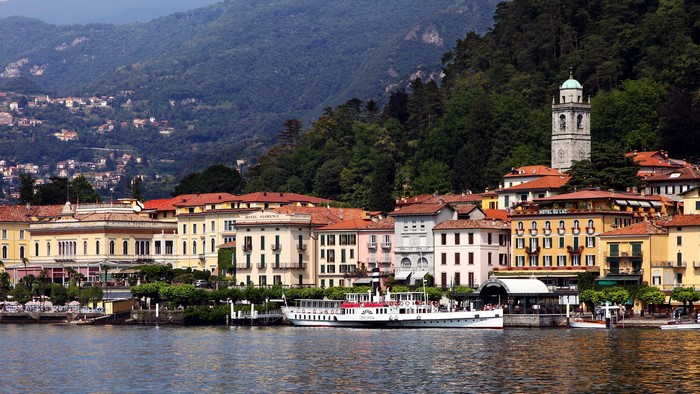 Bellagio town on Lake Como, Italy