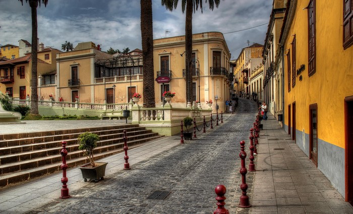 Street in the Canary Islands, Spain