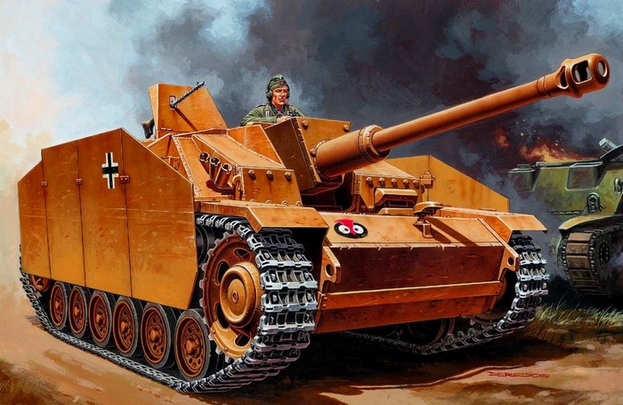 Sd.Kfz. 142-1 STUG. III Ausf. G, Painting Art, SPG, HD Wallpaper | Rare ...