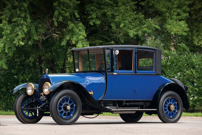 Blue Brewster 3 1920s Automobile