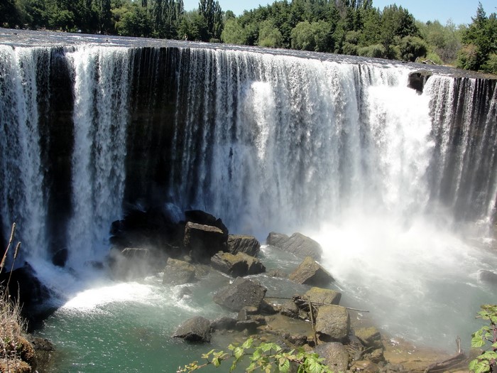 The Laja Waterfalls in Chile