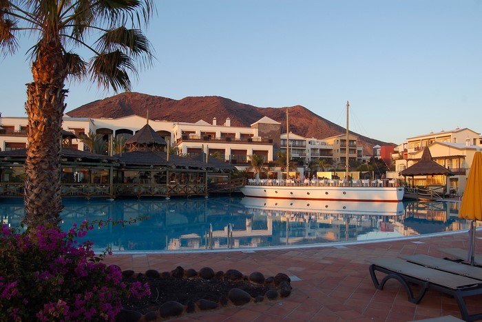 Resort in Canary Islands, Spain with Pool and Boat