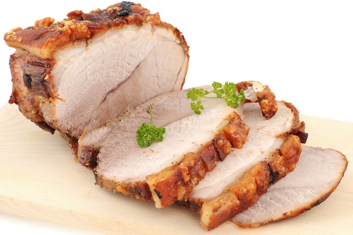 Roasted Pork with Crispy Skin