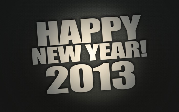 Happy New Year 2013 Text