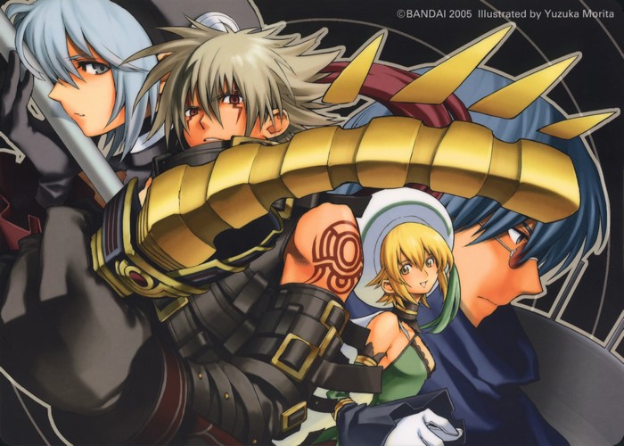 Hack - Anime characters illustrated by Yuzuka Morita