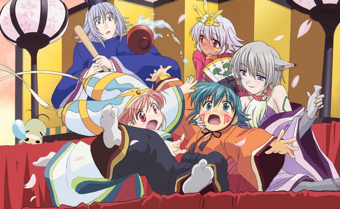 Hack - Anime characters in traditional Japanese attire