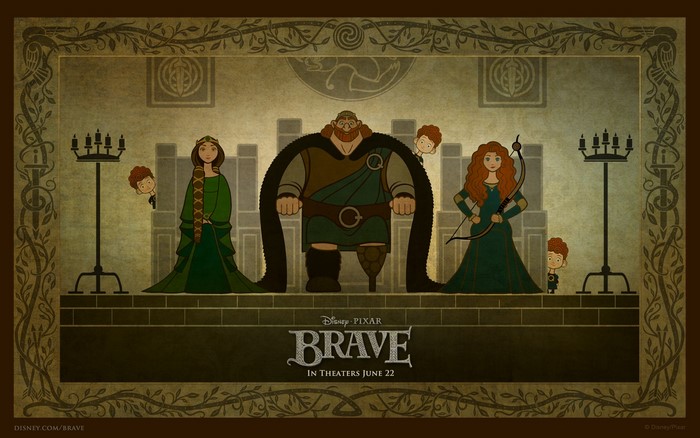 The Royal Family from Disney Pixar's Brave