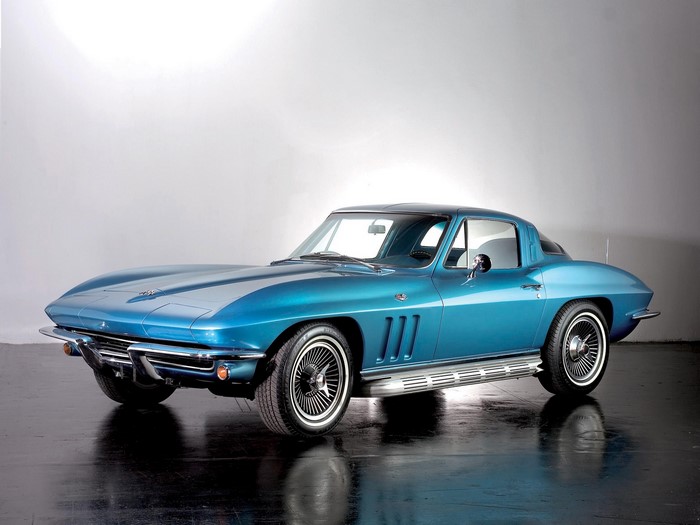 Blue 1967 Chevrolet Corvette Sting Ray Coupe