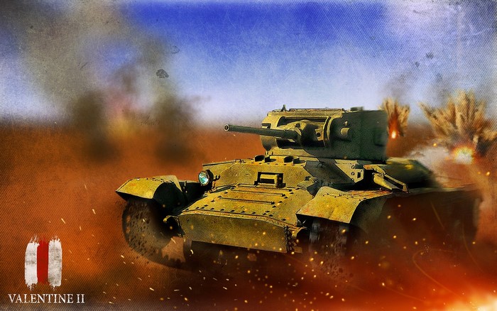 Valentine II Tank in World of Tanks