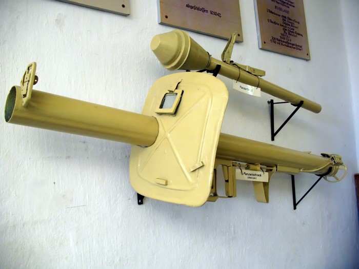 Panzerschreck and Panzerfaust anti-tank weapons