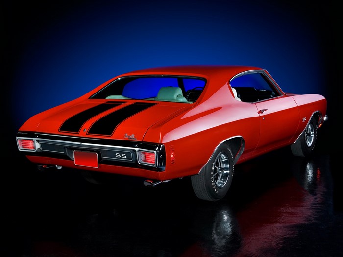 Red 1970 Chevrolet Chevelle SS 454