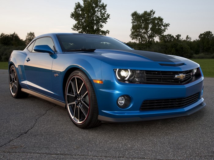 Blue 2013 Hot Wheels Chevrolet Camaro