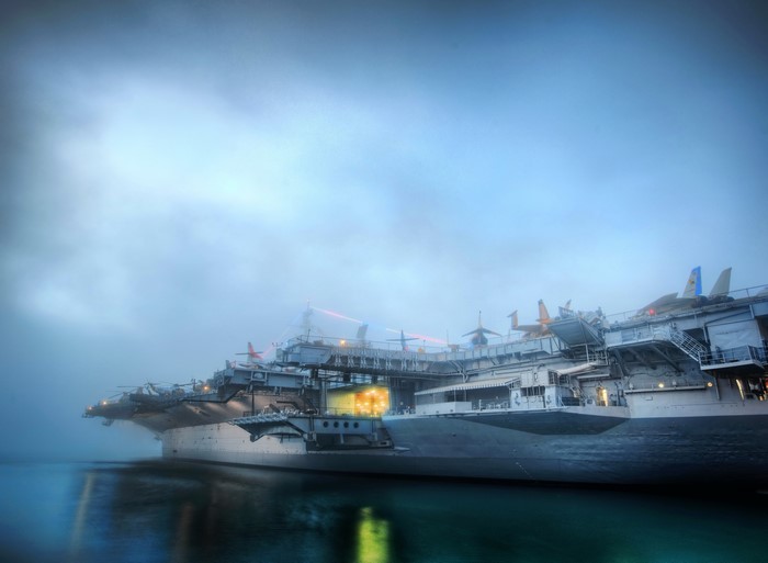Aircraft carrier USS Midway Museum in San Diego