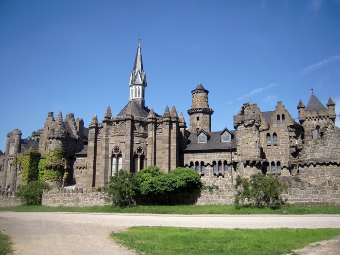 Löwenburg Castle in Wilhelmshöhe, Germany