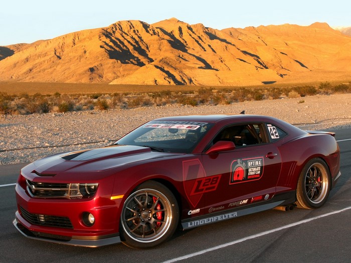 Lingenfelter L28 Camaro in a desert landscape