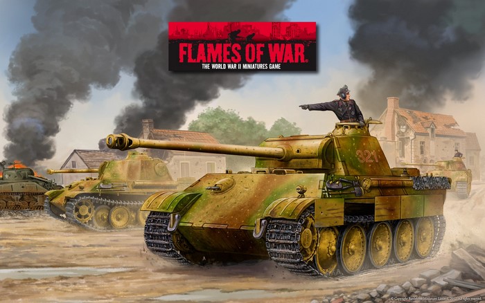 Flames of War: Panther.G Tanks in Combat