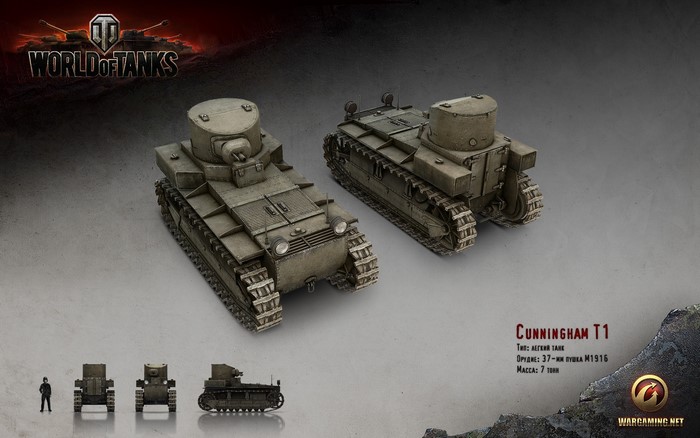 Cunningham T1 Light Tank from World of Tanks