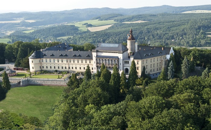 4K Zbiroh Castle in the Czech Republic