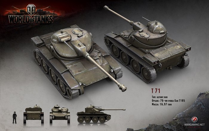 T 71 World of Tanks Tanks