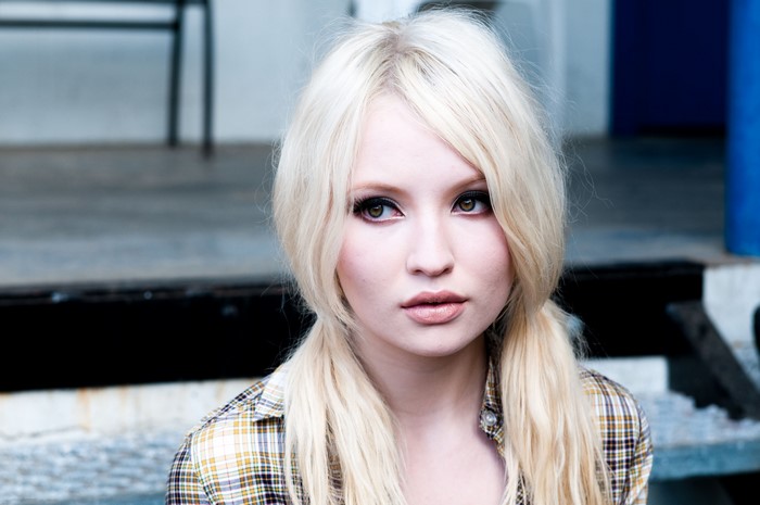 Emily Browning with Blonde Hair