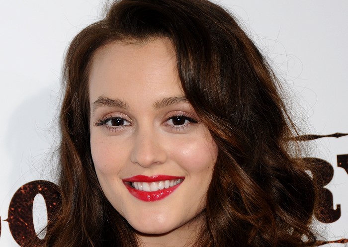 Leighton Meester, Eyes, Face, Glance, Smile, Brunette girl, Hair, Teeth ...