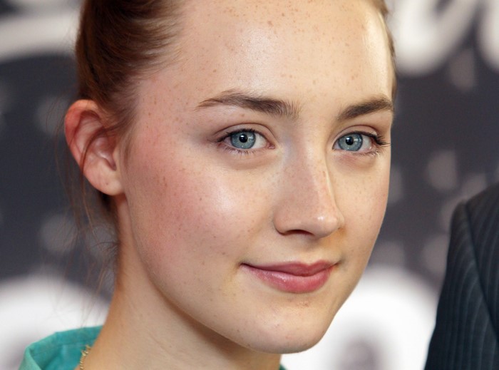 Saoirse Ronan close-up portrait