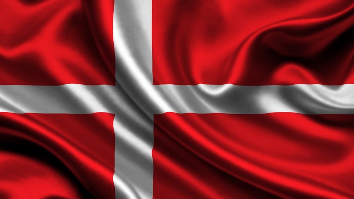 The flag of Denmark