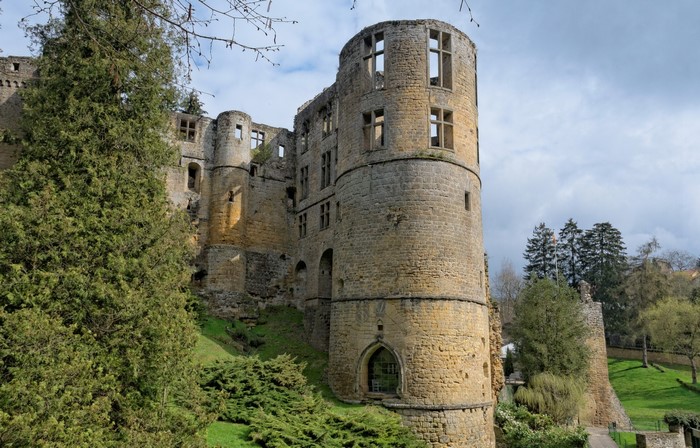 Beaufort Castle ruins in Luxembourg