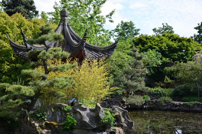 Sun Yat-Sen Gardens Pagoda in Vancouver, Canada