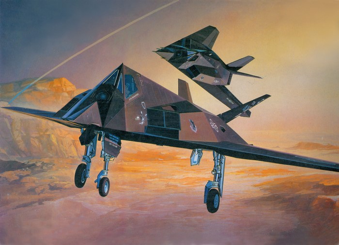 F-117A Nighthawk Stealth Fighter Jets