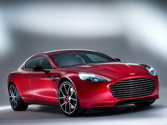 Red Aston Martin Rapide S