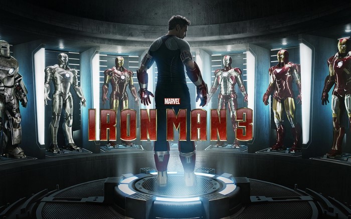 Iron Man 3 Tony Stark with Iron Man Armors