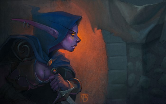 Night Elf Rogue from World of Warcraft
