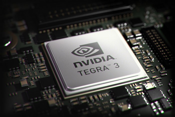 Nvidia Tegra 3 processor on a circuit board