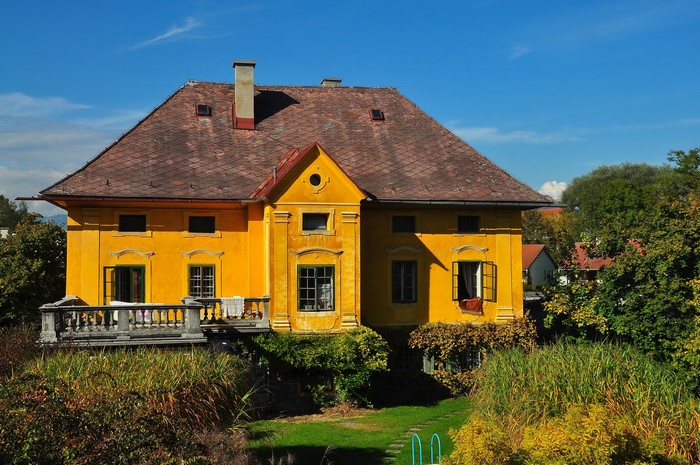 Yellow Mansion in Klagenfurt, Austria