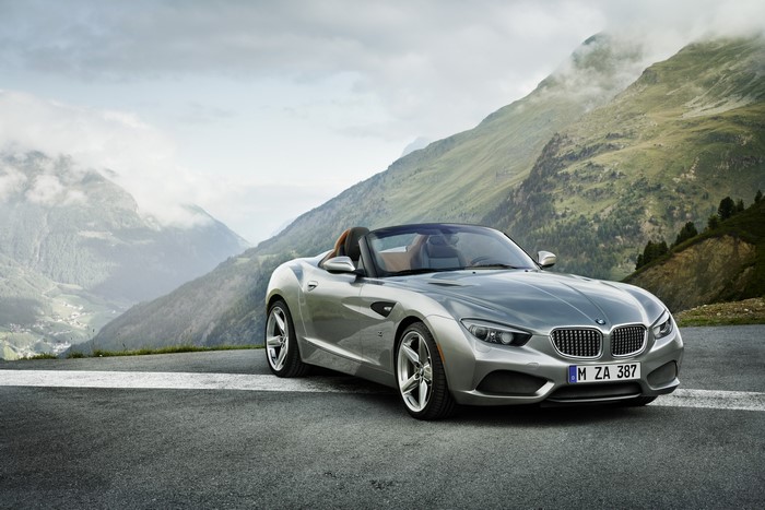 BMW Zagato Roadster in Mountains