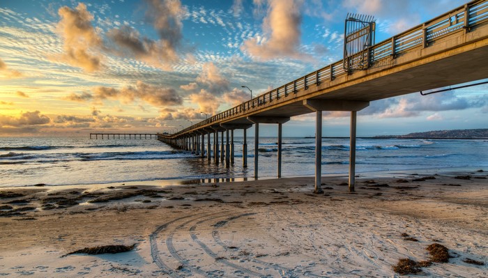 Scripps Pier at Sunset, San Diego, California