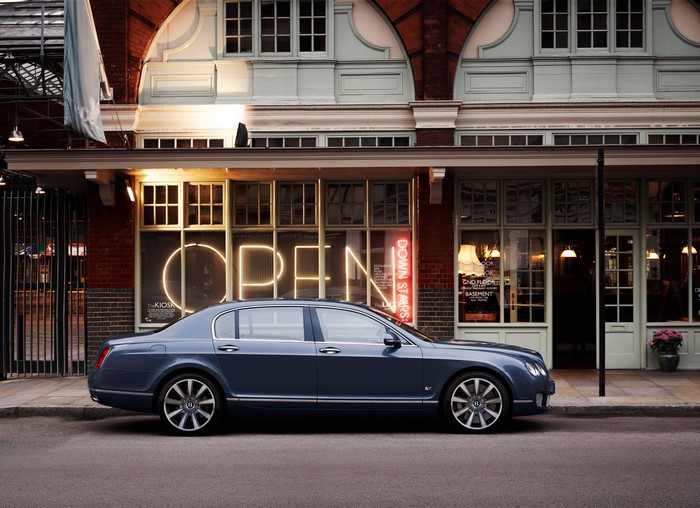 2011 Bentley Continental Flying Spur Series parked outside building