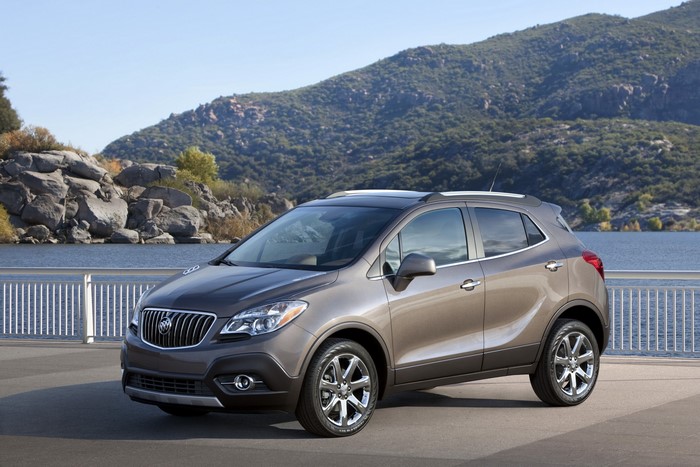 2012 Buick Encore SUV parked by a lake
