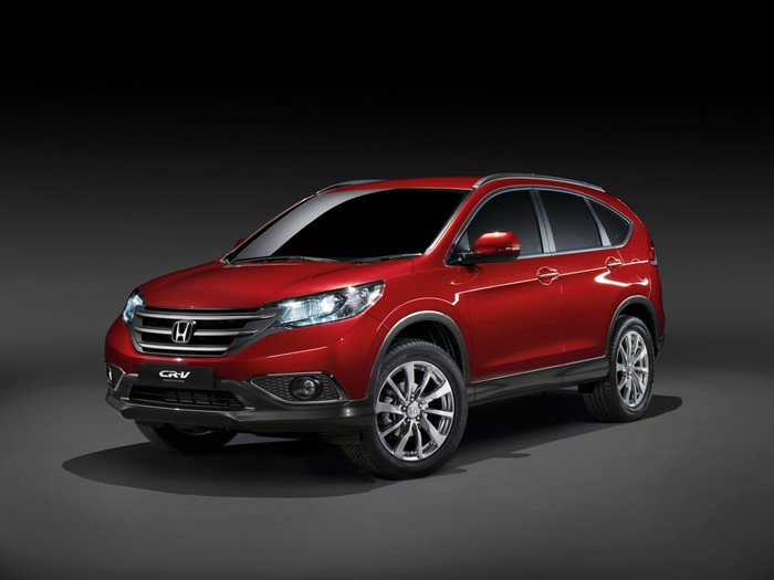 Red 2012 Honda CR-V with Metallic Paint