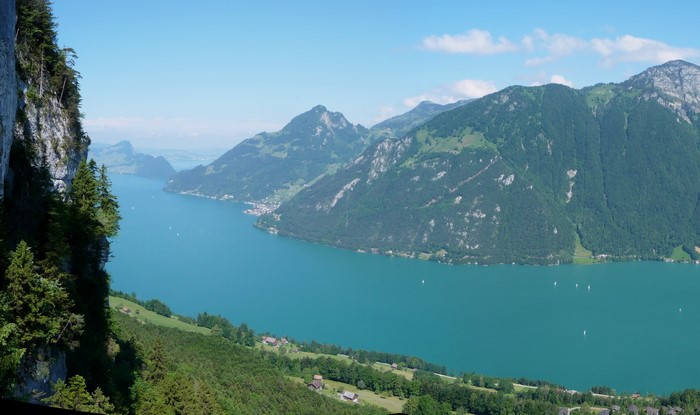 View of Lake Lucerne from Emmetten, Switzerland